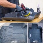 [3 Pack] Auto Detailing Drill Brush Set, Wheel Cleaner Brush, Car Cleaner Wash Brush Supplies Kit Fit Tire, Car Mats, Floor Mat, Bathroom and Auto Power Scrubber Brush Cleaning Sets - Image 6