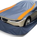 Full Enclosed Car Covers Universal Fit Dodge Challenger/Charger,Camaro,Camry,Accord,Altima,Lexus ES,Chrysler 300,Sonata,K5/Stinger,Malibu,Legacy,Passat Sedans/Coupes/Cabrio Lenghth 189"-200"