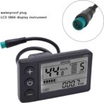 Electric Bike LCD Display, Electric Bike LCD Display Meter,S866 Electric Bike LCD Display,Electric Bike LCD Display Panel,Waterproof Plug LCD Display,24V 36V 48V LCD Display - Image 7