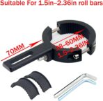 Motorcycle Spotlight Mount Brackets, Motorbike Tube Clamp Turn Signal Mounting Clamp Fog Light Holder for 1.5"-2.36" ATV UTV Roll Bar (2 Pcs) - Image 5
