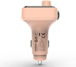 Nulaxy 54W Bluetooth 5.3 Car Adapter with 4 Charging Ports [PD 36W & QC3.0 18W], Wireless Radio FM Transmitter with Deep Bass Player & 5 Colors LED Backlit, Hands-Free Calling - Pink - Image 9