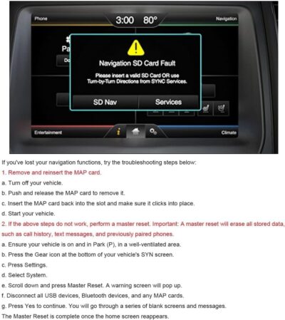 2024 Latest Version Navigation GPS sd Card Fits Ford/Lincoln Updated B15 USA Mexico Map-GM5T-19H449-BJ - Image 2
