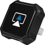 4 in 1 Wireless CarPlay Adapter - 2026 Upgraded Screen Mirroring Adapter for Apple CarPlay & Android Auto & AirPlay & MirrorLink, Screen Mirror Dongle for Car, Plug & Play, Come with Type-C Extension