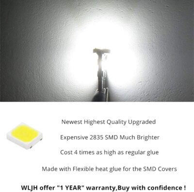 WLJH 17pcs 6000k White for BMW E46 1999-2006 Sedan Wagon Coupe Canbus Error Free Interior LED Light Packag Kit w/License Plate Light-2Yrs Warranty - Image 3