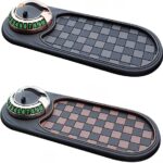 Multifunctional Car Anti-Slip Mat, Dashboard Mat with Temporary Parking Number Display, One-Size-Fits-All Anti-Slip Car Mat with 360° Rotatable Phone Bracket (Style C+D-2)