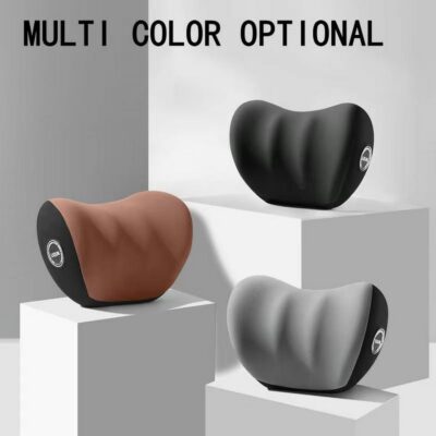 LIQUN Memory Foam Car Neck Pillow, Neck Support Pillow, Neck Support Pad Pain Relief, Adjustable Belt and Breathable Detachable, Suitable for Most Car Pillows Black - Image 7