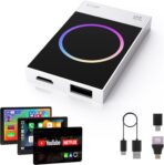 Wireless CarPlay Adapter with YouTube Netflix TikTok, Carplay Ai Box Wireless Carplay & Android Auto, WiFi Bluetooth and HDMI Output, Only for Cars with Wired CarPlay &Wired Android Auto