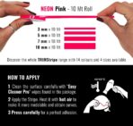 4R Quattroerre.it 10462 Trim Stripes Adhesive Strips for Cars, Neon Fucsia, 3 mm x 10 mt - Image 3