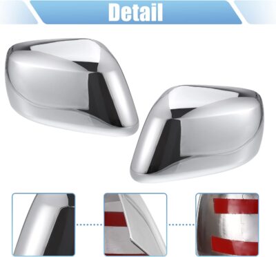 X AUTOHAUX 1 Pair Car Exterior Chrome Plated Full Mirror Cover Covers Cap Overlay for Nissan Frontier for Nissan Pathfinder for Nissan Xterra 2005-2015 - Image 4