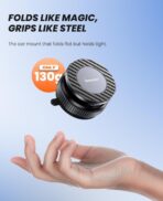 Suction Phone Mount for Car Dashboard/Windshield - 360°Adjustable Magnetic Phone Holder for Car, Foldable Car Phone Holder for iPhone 17/16/15/14/13/12 Series (Carbon Fiber & Aluminum Alloy) - Image 7