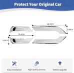 RT-TCZ for Chevy Silverado Chrome Inner Door Handle Panel Trim Cover for Chevrolet Silverado GMC Sierra 2014-2018 Chrome Interior Accessories 4pcs (Only for Crew Cab) - Image 7