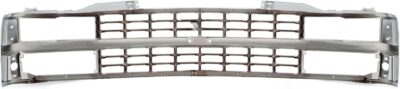 ALMULOO Front Grill Compatible with 1992-1993 Chevy Chevrolet Blazer/C/K1500/2500 Suburban | 1988-1993 Chevrolet C/K1500/2500/3500 Replacement for GM1200142 Front Grille Plastic(ABS) Chrome Silvery - Image 8