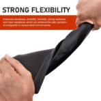 2 PCS Car Mud Flaps, Splash-Protection Auto Fender Flaps, All Weather Protector Universal Mud Guards, for Sedans and SUVs (Black, 7x9.8In) - Image 4