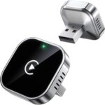 Teeran Wireless CarPlay Adapter for iPhone (2026 Upgraded), Mini Plug & Play for Cars with Factory Wired Apple CarPlay, Fast & Stable Connection, Easy Setup, Wide Vehicle Compatibility USB & USB C