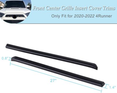 JDMCAR Front Center Grille Insert Cover Trim Compatible with 2024 2023 2022 2021 2020 Toyota 4Runner Accessories ABS Middle Grille Insert Cover Strips (Matte Black) - Image 7