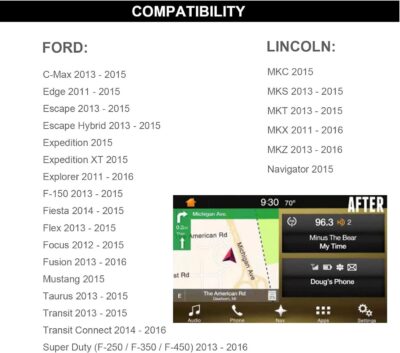 2024 Latest Version Navigation GPS sd Card Fits Ford/Lincoln Updated B15 USA Mexico Map-GM5T-19H449-BJ - Image 3