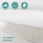 AEROiVi Car Seat Cushion for Driving, Breathable 3D Air Mesh, Non-Slip Bottom, Comfort Car Seat Protector, Car Seat Pad Also Works with Truck and Office Chair Home - Image 3