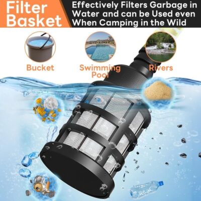 Portable Cordless Pressure Washer, 40000 mAh Battery Powered Pressure Washer with 2 Rechargeable 4.0AH Batteries and 6-in-1 Nozzle for Car Floor Wall Fence Cleaning Garden Watering - Image 5