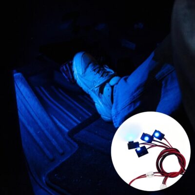 L2R for Toyota Land Cruiser Prodo 250 LC250 (2024-2026) Under Dash LED Footwell Ambient Light Kit Multicolor ABS Car Interior Accessories 4 PCS (Ice Blue) - Image 6