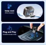 Dual Band Wireless CarPlay Adapter, 2-in-1 CarPlay & Android Auto Dongle, Fast Stable Plug-and-Play Adapter, with USB-C Converter, for CarPlay Cars - Image 6