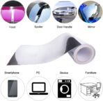 VINYL FROG Car Wrap Vinyl 12 Inches x 60 Inches Chrome Mirror Silver Self Adhesive Film DIY Decals Roll Air Release Technology - Image 3