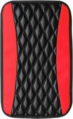 Moly Magnolia Car Center Console Cushion Pad, Universal Leather Waterproof Armrest Seat Box Cover Protector,Comfortable Car Decor Accessories Fit for Most Cars, Vehicles, SUVs (Red) - Image 8