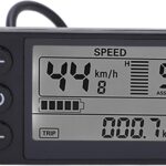 Electric Bike LCD Display, Electric Bike LCD Display Meter,S866 Electric Bike LCD Display,Electric Bike LCD Display Panel,Waterproof Plug LCD Display,24V 36V 48V LCD Display