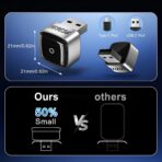 Wireless CarPlay Adapter for iPhone, 2026 Upgrade 2 in 1 USB/Type C Design for Cars with Wired CarPlay, Plug and Play Fast Stable Connection CarPlay for iPhone - Image 7