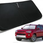 Windshield Sun Shade for Toyota 4Runner 2010-2025 Accessories, Car Front Window Sun Visor & Heat Shield | 240T Sunshade Protection Blocks UV Rays Keep Your Car Cooler
