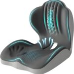 Ergonomic Car Seat Cushion with Lumbar Support, Pressure-Responsive Thickened Foam for Long-Hour Driving & Sitting, Pelvic Stabilizing Cushion for Truck, Home Office & Daily Use