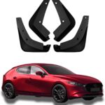 Custom Mud Flaps for Mazda 3/Axela Hatchback 2020-2025,All-Weather Splash Guards Stay Clean Protect Paint Tire Protector Mudflaps Guard Mud Guards Splash Front Rear