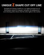 Z-OFFROAD LED Headlights Assembly DOT Approved with DRL Turn Signal Hi/Low Sealed Beam Compatible with 03-06 Chevy Silverado Avalanche (Sequential Turn Signal + Clear Side Marker) - Chrome - Image 5