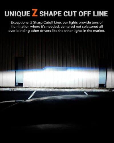 Z-OFFROAD LED Headlights Assembly DOT Approved with DRL Turn Signal Hi/Low Sealed Beam Compatible with 03-06 Chevy Silverado Avalanche (Sequential Turn Signal + Clear Side Marker) - Chrome - Image 5