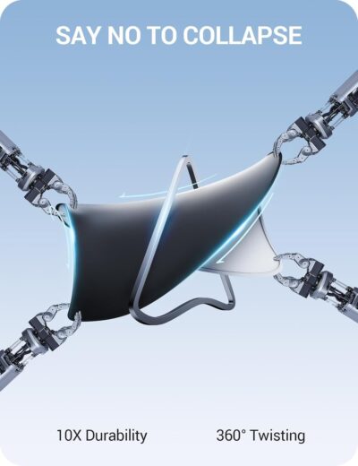 BASENOR 2017-2026 Tesla Model Y Model 3 Windshield Sunshade, (Proprietary Design) Folding Front Window Sun Shade Full Cover, Heat UV Protection Visor Accessories - Image 6