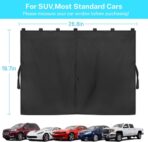 Car Window Shades, Double Layers Magnetic Car Sun Shade for Baby, Blackout/See Through Back Side Window Covers, Auto Window Curtains for UV Protection - Image 6