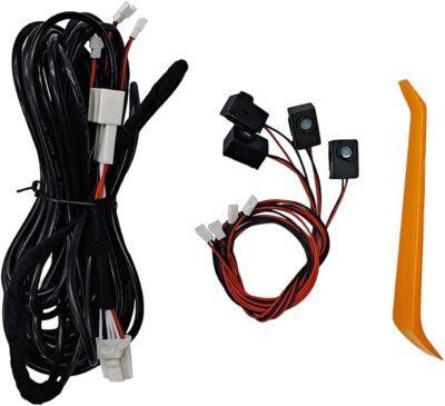 L2R for Toyota Land Cruiser Prodo 250 LC250 (2024-2026) Under Dash LED Footwell Ambient Light Kit Multicolor ABS Car Interior Accessories 4 PCS (Ice Blue) - Image 2