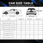 Hatchback Car Cover Waterproof All Weather for Automobiles, Outdoor Full Car Cover Snowproof Windproof UV Protection, Universal Fit for Hatchback. (Fit Hatchback Length up to 178 inch, Silver) - Image 6