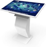 43 inch Touch Screen Kiosk, Windows System(8+128g), K-Style Stand Inquiry Machine, Human–Machine Interaction Smoothly for Mall Navigation/Self-Ordering/Advertising/Retail Store