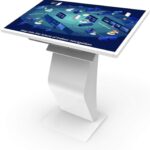 43 inch Touch Screen Kiosk, Windows System(8+128g), K-Style Stand Inquiry Machine, Human–Machine Interaction Smoothly for Mall Navigation/Self-Ordering/Advertising/Retail Store