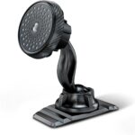 eSamcore Phone Holder for Car - Magnetic Car Phone Mount for Vehicle Dashboard, [Double 360 Adjustable Stand] Cell Phone Automobile Cradles with Strong Magnets for iPhone