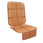 Meolsaek Car Seat Protector for Child Car Seat, Durable 600D Fabric Waterproof Car Seat Cover with Thick Pad Non-Slip Backing，No Imprints (Tan-1 pc) - Image 4