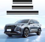 3PCS Car Hood Stripe Stickers, Sporty Style Racing Vehicle Body Roof Decorative Striped Decals, Automotive Exterior Decoration Modified Strip Graphic, Universal for Most Vehicles (Style A) - Image 5