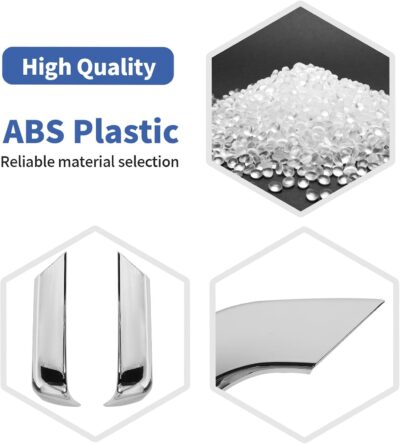 RT-TCZ for Chevy Silverado Chrome Inner Door Handle Panel Trim Cover for Chevrolet Silverado GMC Sierra 2014-2018 Chrome Interior Accessories 4pcs (Only for Crew Cab) - Image 4