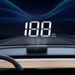 Car Speedometer KM/H GPS Head Up Display Digital Speed Meter Windshield Projector for Vehicles Auto Electronics Accessories Multi Functional LCD Display - Image 4