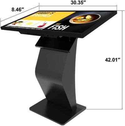 32 inch Touch Screen Kiosk, Android System, Install APP, Browser, Digital Signage Kiosk, K-Style Stand Digital Signage Display, Interactive Display Mall Navigation/Advertising/Retail Store - Image 2
