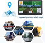 7 Inch Car GPS Navigator with 2025 USA Maps, Voice Turn-by-Turn Guidance, Lane Assistance, Speed and Red Light Warning for Vehicles,GPS Satellite Navigator with Free Lifetime Map Update, - Image 6