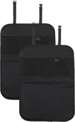 Enovoe Back Seat Cover for Kids Extra Large - 2 Pack with Multi Pocket Storage Organizer - Back Seats Protector for Upholstery from Dirt, Mud, Scratches - Waterproof Car Seat Protector for Kids