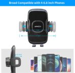 APPS2Car 14'' Gooseneck Car Phone Holder,Heavy Duty Phone Holder for Truck, [Flexibile Long Arm] [Anti Shake stabilizer] Windshield Car Phone Mount Suction Cup,Fit for iPhone, Samsung (Mirror Black) - Image 7