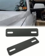 Universal Ditch Light Holder Extension, No Drill Ditch Light Mount Extension A-Pillar LED Pod Light Holder Extensions Steel Hood Hinge Mount Bracket for Truck SUV UTV ATV