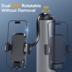 TICILFO Phone Holders for Your Car [Gooseneck Flexible] Phone Stand for Car Dashboard Windshield Automotive Accessories [Strong Suction Cup] Cell Phone Car Mount for All iPhone Android Smartphone - Image 5